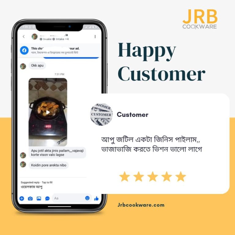 jrb cookware customer review