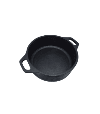 Cast Iron 20 cm 2 in 1 Dutch Oven