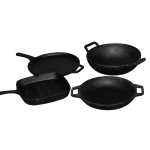Cast Iron Induction Support Set-5 With BBQ