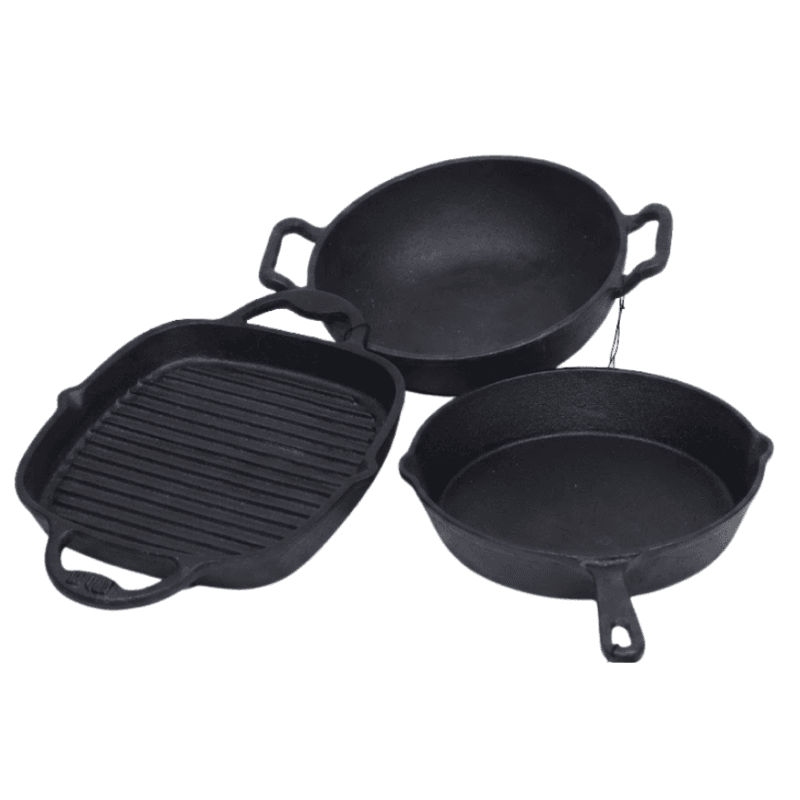 Cast Iron Induction Set-1 With BBQ