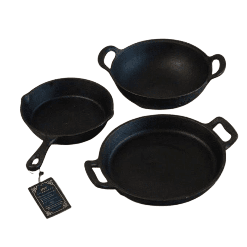 Cast Iron Light Weight set